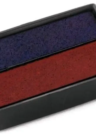 ALMOHADILLA E10 2 BICOLOR AZUL Y ROJO COLOP