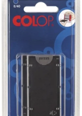 BLISTER 2 ALMOHADILLAS E12 AZUL COLOP