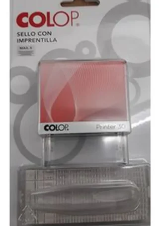 SELLO AUTOMATICO PERSONALIZABLE 5 LINEAS COLOR NEGRO