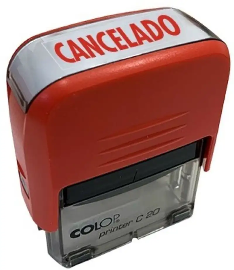 SELLO AUTOMATICO PRINTER C20 PALABRA CANCELADO