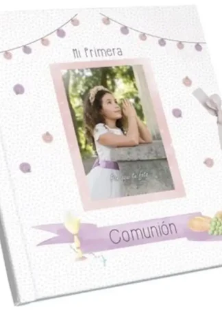 LIBRO FOTOS COMUNION NIÑA LUCES