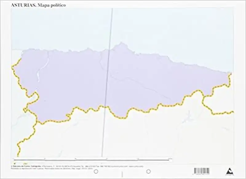 PAQ/50 MAPAS ASTURIAS POLITICO MUDOS