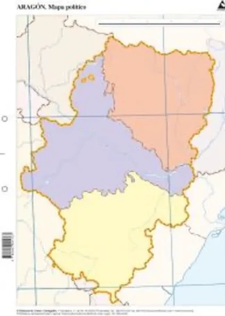 PAQ/50 MAPAS ARAGON POLITICO MUDOS