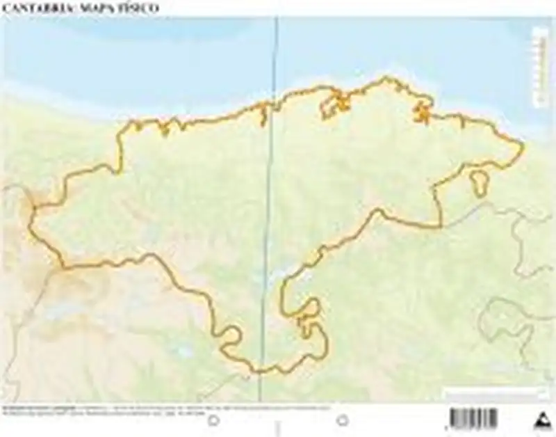 PAQ/50 MAPAS CANTABRIA FISICO MUDOS