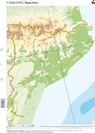 PAQ/50 MAPAS CATALUNYA FISICO MUDOS