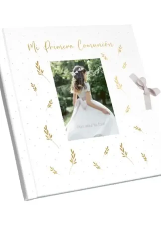 LIBRO FOTOS COMUNION HOLOGRÁFICO NIÑA