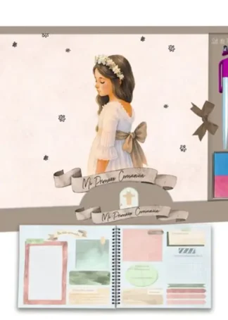 LIBRO COMUNION APAISADO + BOLI + TAMPÓN NIÑA