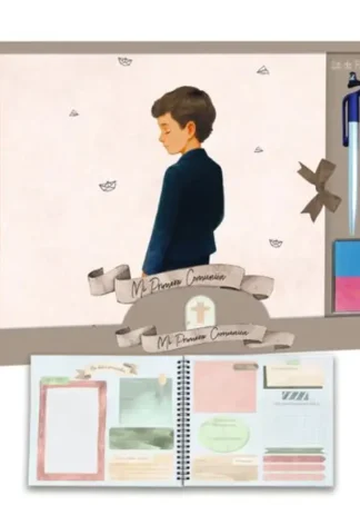 LIBRO COMUNION APAISADO + BOLI + TAMPÓN NIÑO