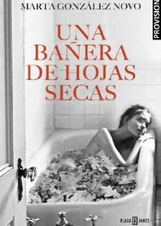 Una bañera con hojas secas