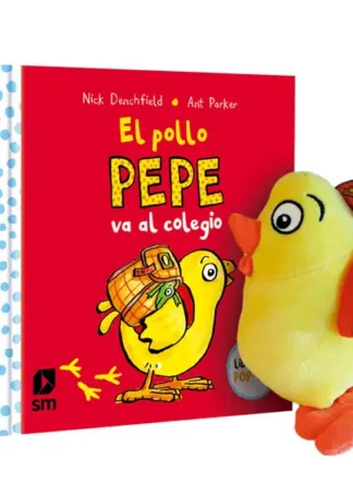 Pack El pollo Pepe va al colegio con muñeco