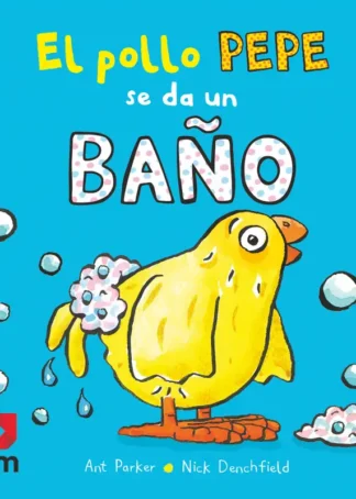 El pollo Pepe se da un baño