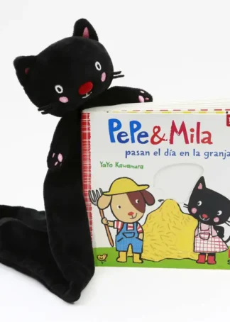 Pack con Doudou Pepe&Mila pasan el día en la granja