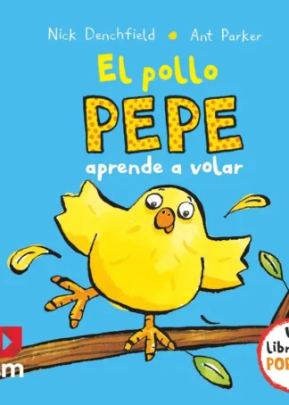 El pollo Pepe aprende a volar